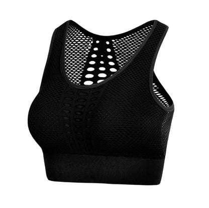 Frauen Sport-BH  Brathable Mesh Sport-Top