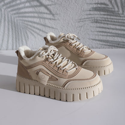 Versatile Casual Sports Sneakers With Thick Soles