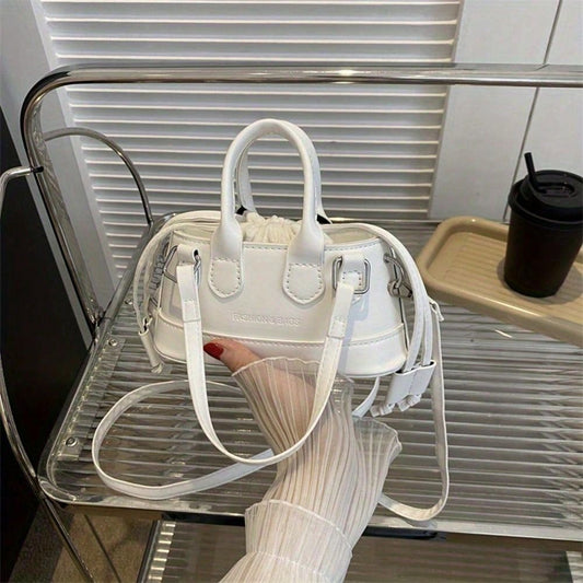 Exklusive Mini-Crossbody-Tasche für Damen – Stylische Handtasche mit Top-Handle – Trendiges Micro-Bag Design