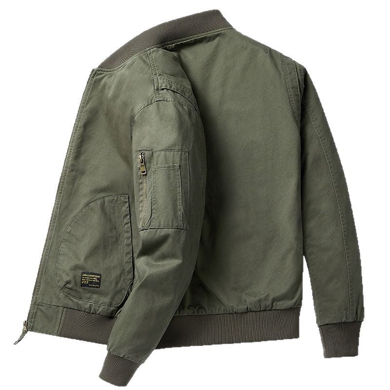 Entspannende Baseball-Kragen-Lässige Jacke für Herren