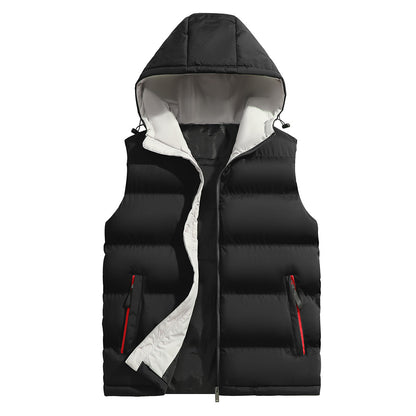 New Sports Casual Hooded Youth Sleeveless Vest