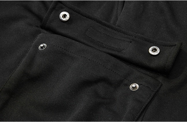 Kontrastnähte lässige Shorts