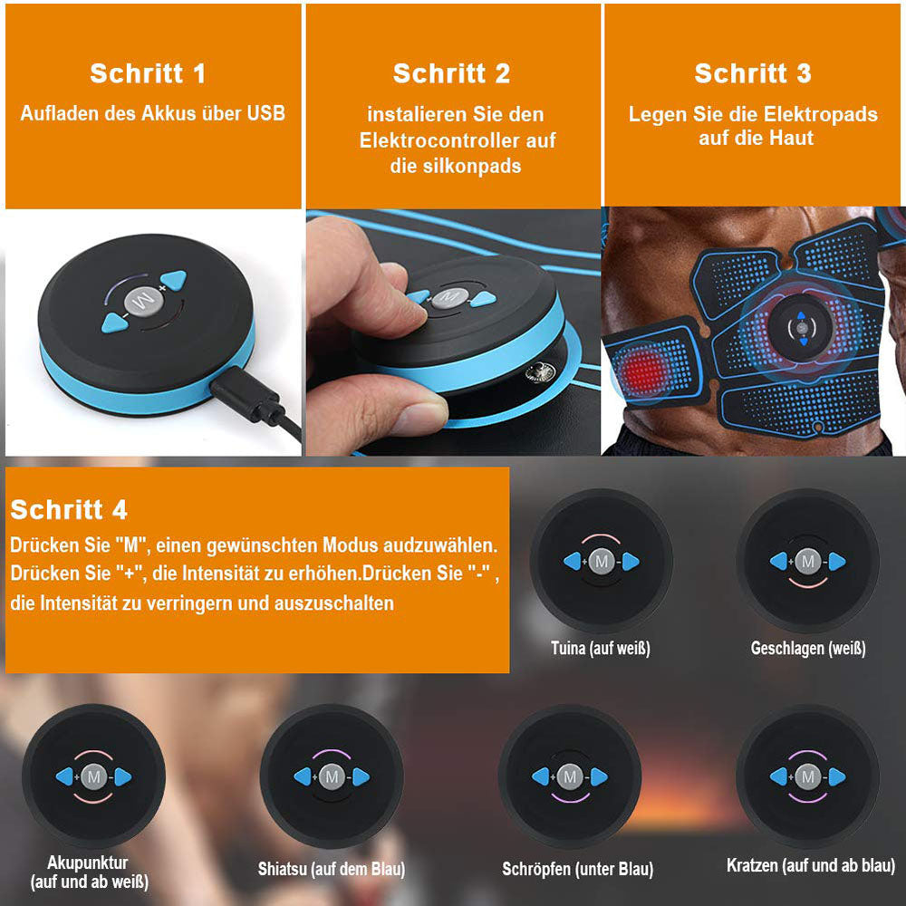 Bauchmuskeltraining mit EMS Fitnessgeräten