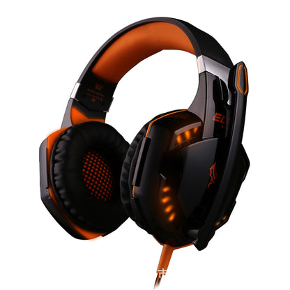 Head-Mounted Heavy Bass Gaming Headset mit Mikrofon-Rausch-Reduktion