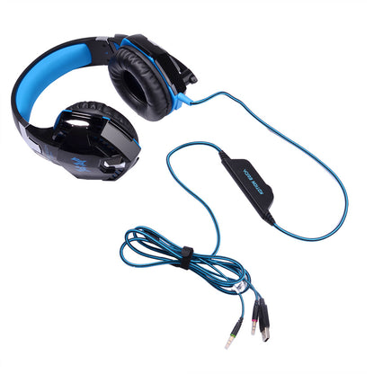Head-Mounted Heavy Bass Gaming Headset mit Mikrofon-Rausch-Reduktion