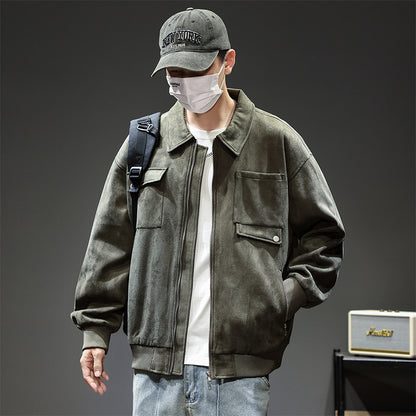 Herren-Reversjacke Lässige Oberbekleidung