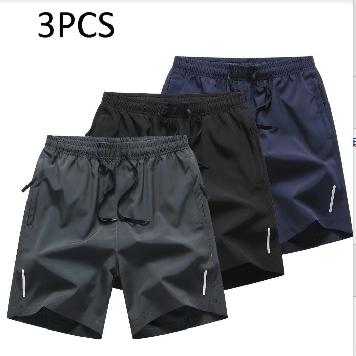 Modische Reißverschlusstasche Casual Shorts