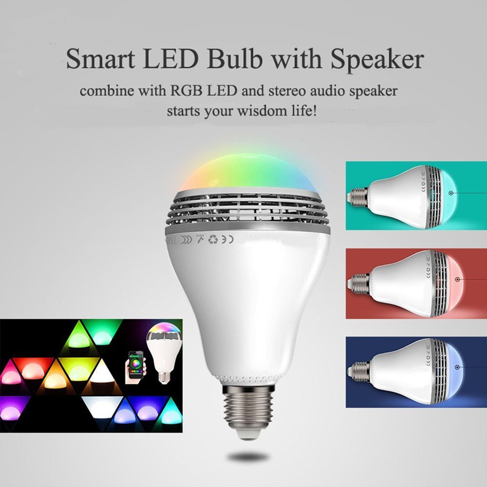Creative Home LED Smart Bluetooth Lautsprecher E27 Birnenleuchte