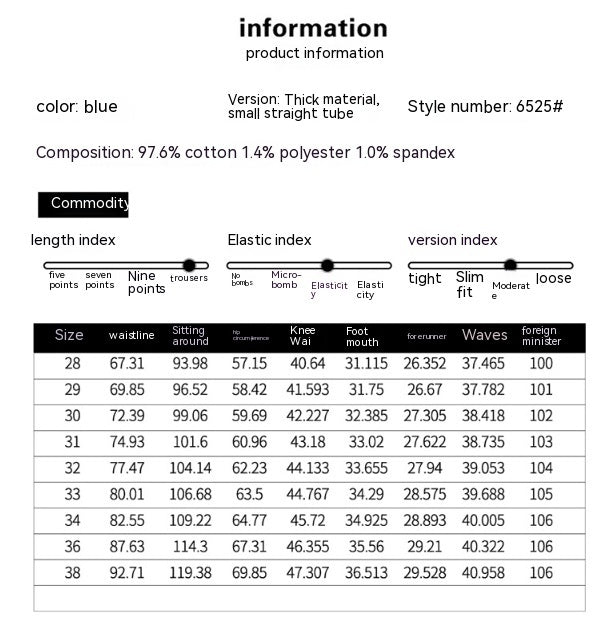 Neue zerrissene Stretch Slim Fit