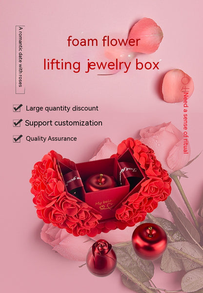 Valentinstag Geschenk Seife Rose Geschenkbox