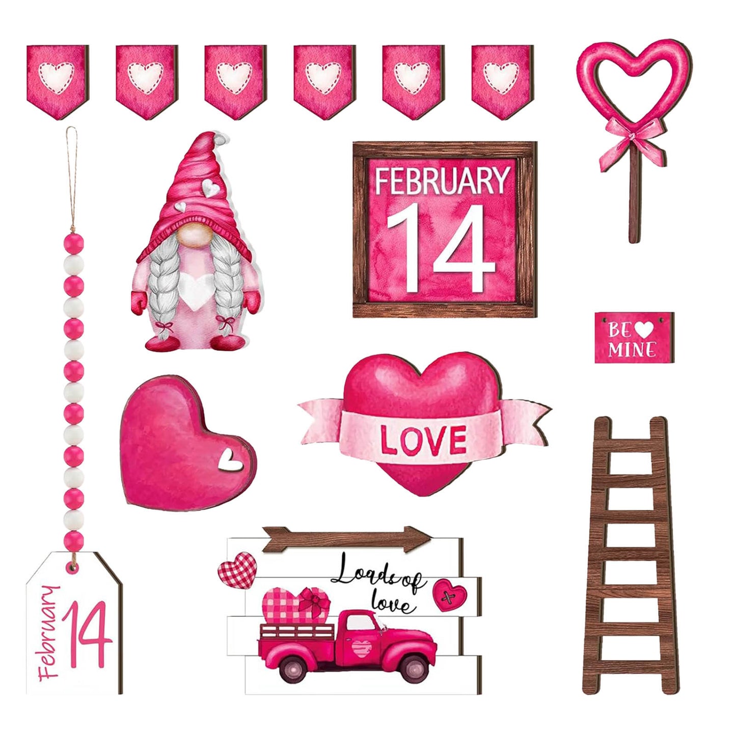 Holz Dekorative Tablett Ornament Für Human Day Party