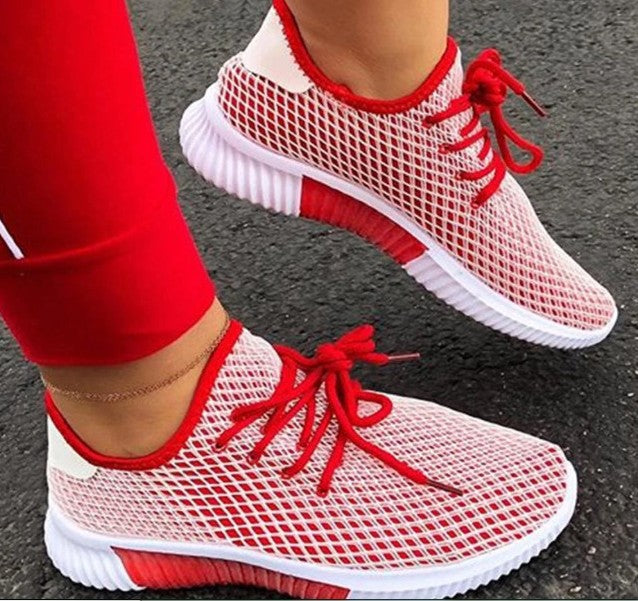 Lightweight flying knit women's shoes