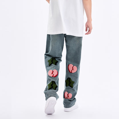 Hip Hop Jeans mit Kordelzug