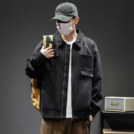 Herren-Reversjacke Lässige Oberbekleidung