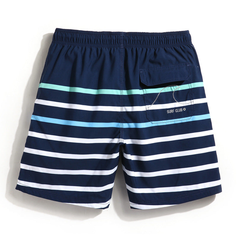 Gestreifte Casual Strand - Shorts