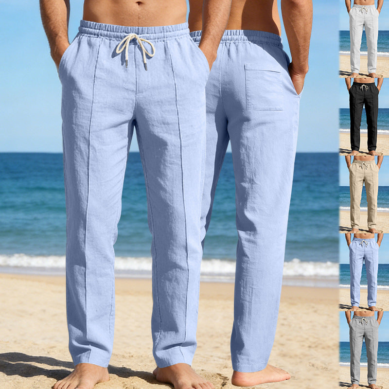 Atmungsaktive Leinenhose im American Style