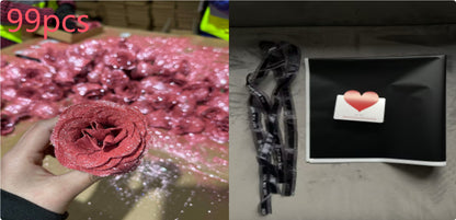 Personalisierte Valentinstag Brautstrauß