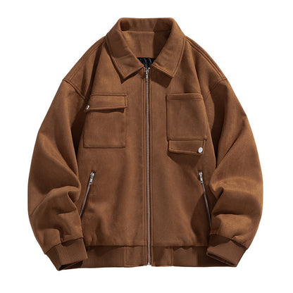 Herren-Reversjacke Lässige Oberbekleidung