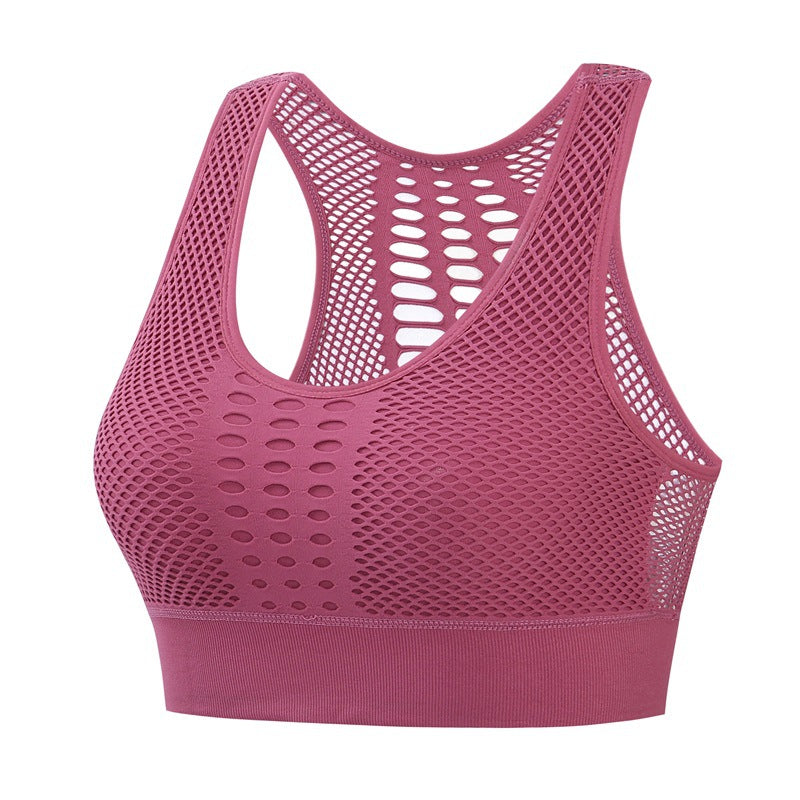 Frauen Sport-BH  Brathable Mesh Sport-Top