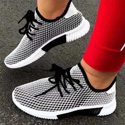 Lightweight flying knit women's shoes