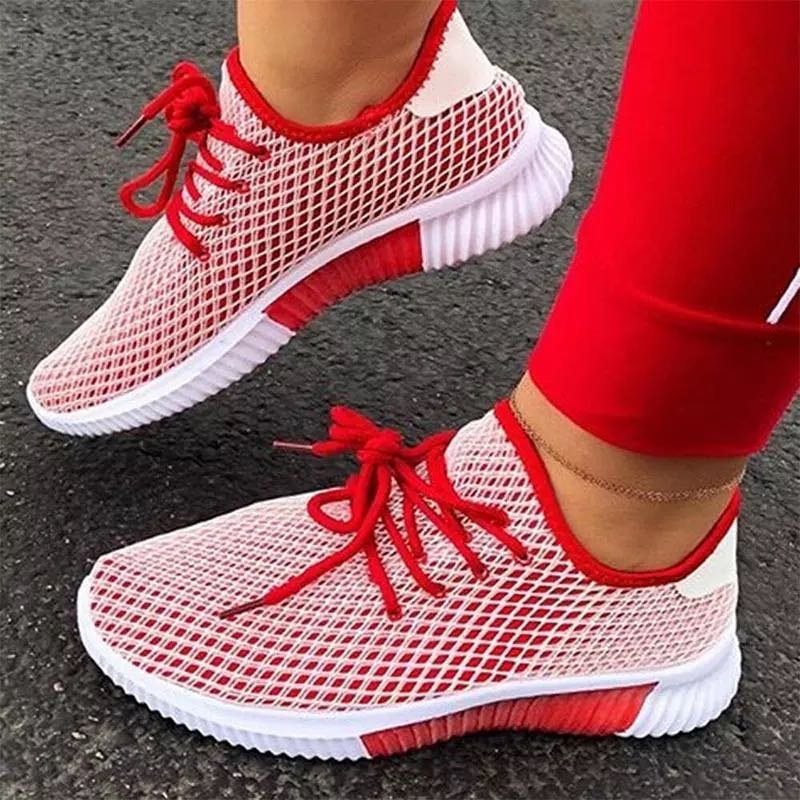 Lightweight flying knit women's shoes