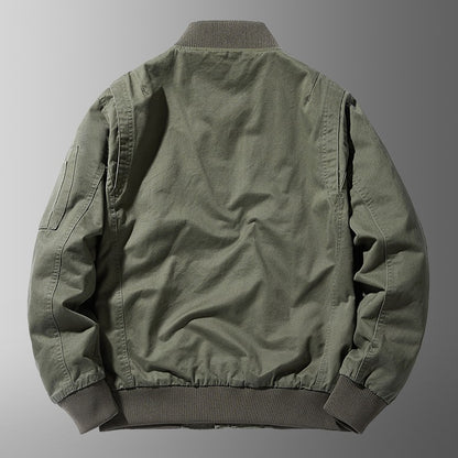 Entspannende Baseball-Kragen-Lässige Jacke für Herren