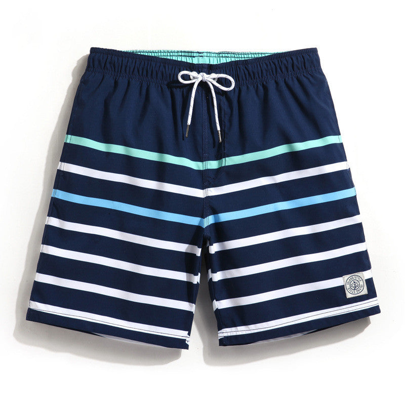Gestreifte Casual Strand - Shorts