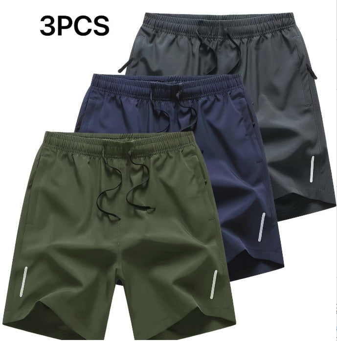 Modische Reißverschlusstasche Casual Shorts