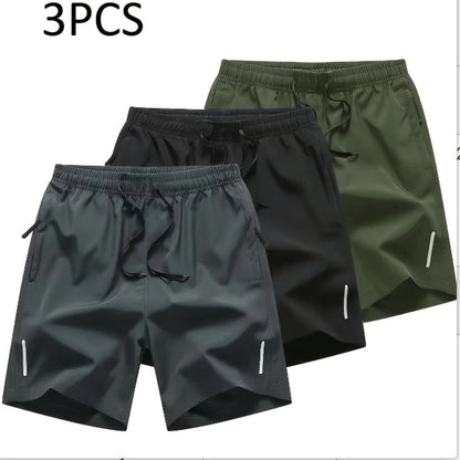 Modische Reißverschlusstasche Casual Shorts