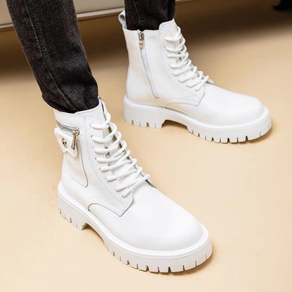 Herren Leder - Stiefel High-Top Leder