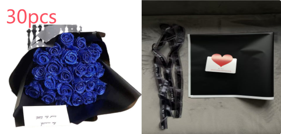 Personalisierte Valentinstag Brautstrauß