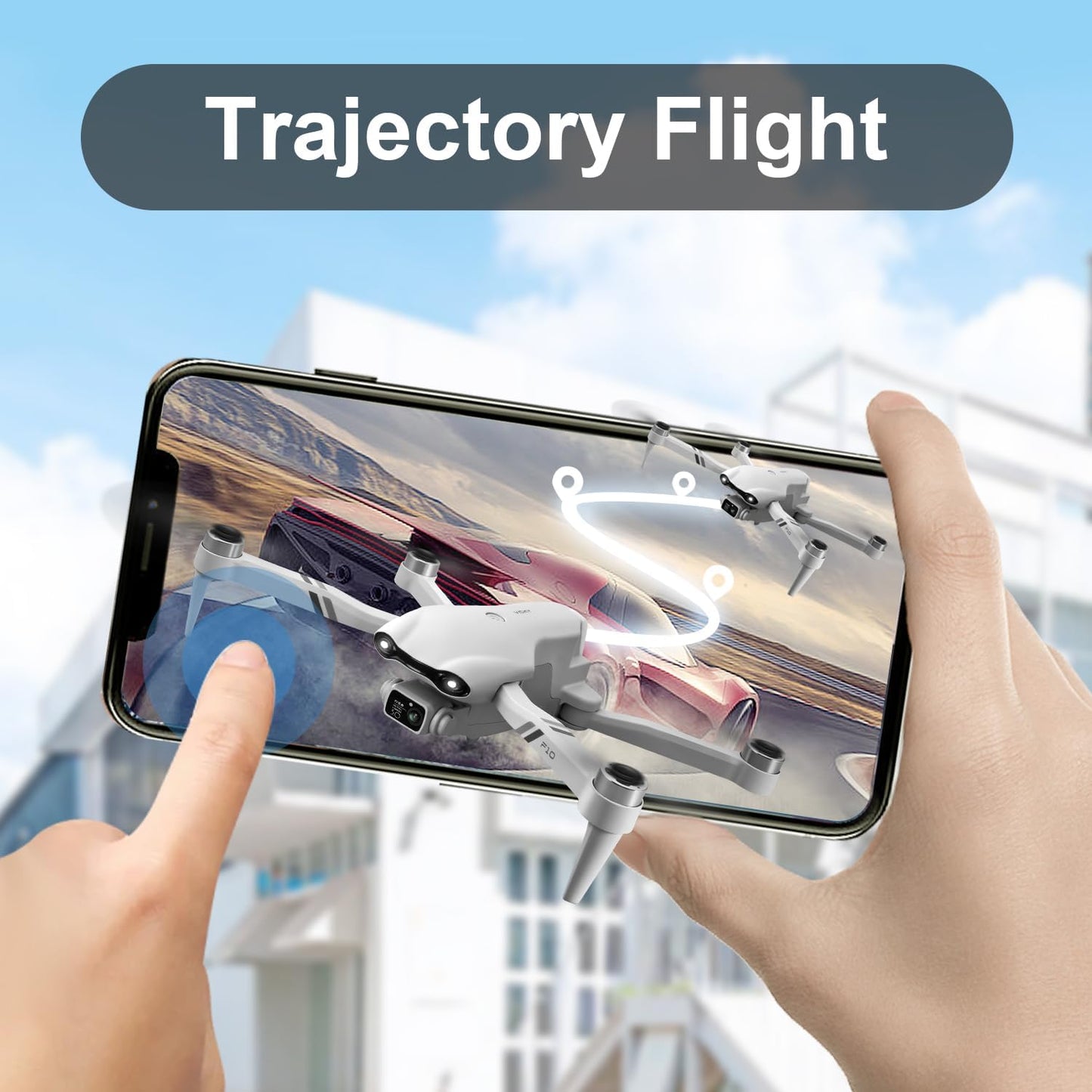 F10 Faltbare Drohne Mit Kamera WIFI FPV Für Erwachsene