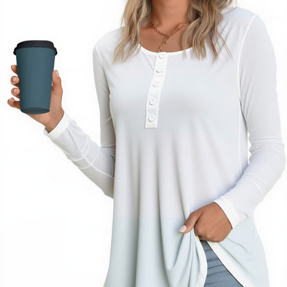 High-waisted Autumn Women's Long-sleeve Top