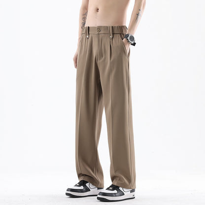 Herbstvorhang Loose Straight Wide Leg Hose