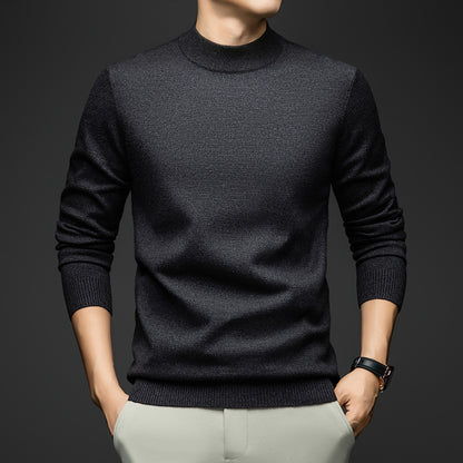 New Autumnwinter Casual Solid-color Knit Undershirt
