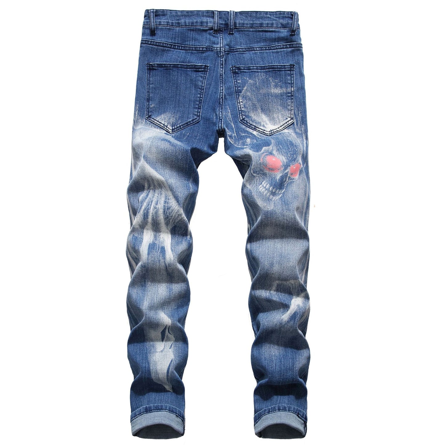 Personalisierte 3D-Muster Slim Jeans