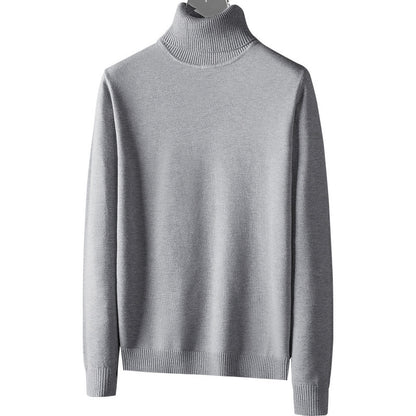Thickened Men's Turtleneck Thermal Knitwear For Autumn And Winter