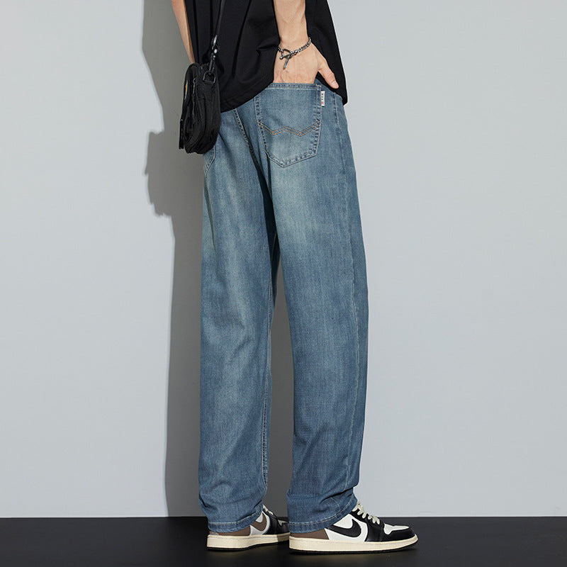 Cool-Feeling Eis Seidenjeans Für Männer