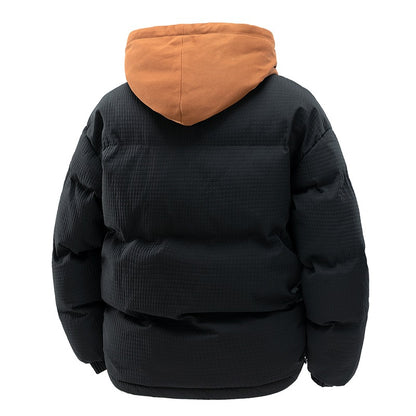 Casual Kapuzenjacke - Mit Gefütterter Zweiteiliger Baumwolljacke