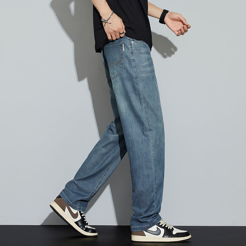 Cool-Feeling Eis Seidenjeans Für Männer