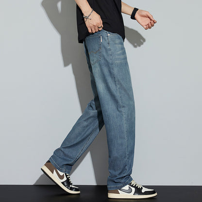 Cool-Feeling Eis Seidenjeans Für Männer