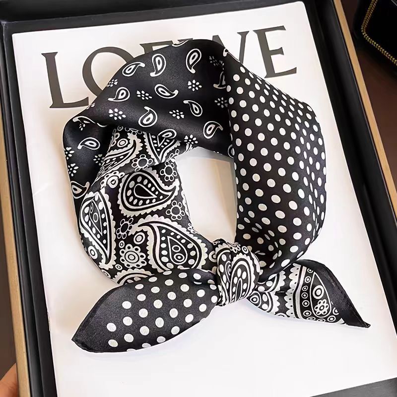 High-end Ladies' Small Square Handkerchief