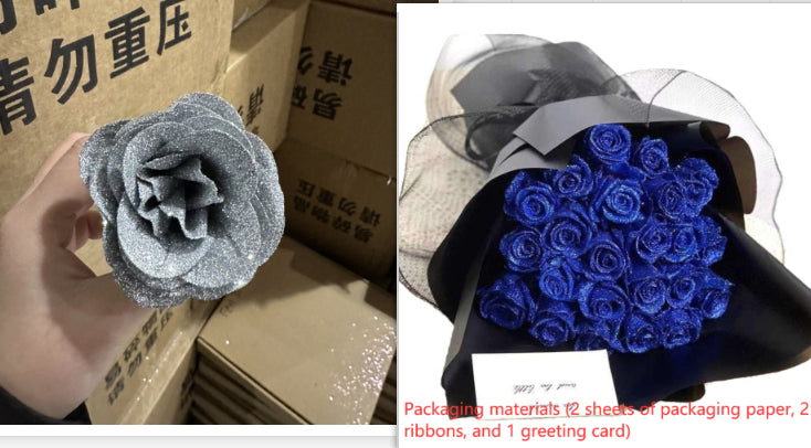 Personalisierte Valentinstag Brautstrauß