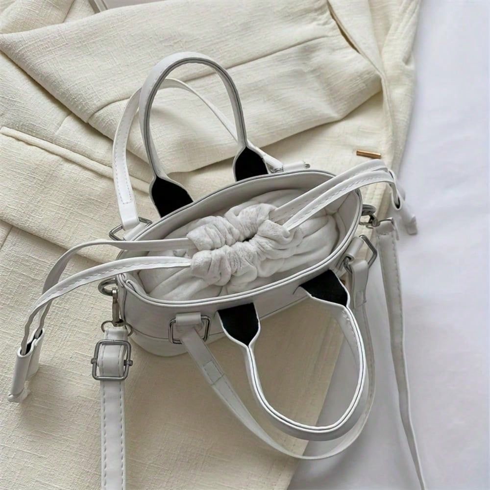 Exklusive Mini-Crossbody-Tasche für Damen – Stylische Handtasche mit Top-Handle – Trendiges Micro-Bag Design