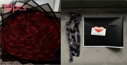 Personalisierte Valentinstag Brautstrauß