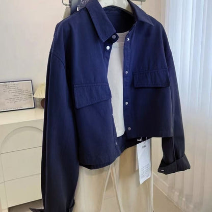 Kurze Oversized-Jacke im Utility-Style