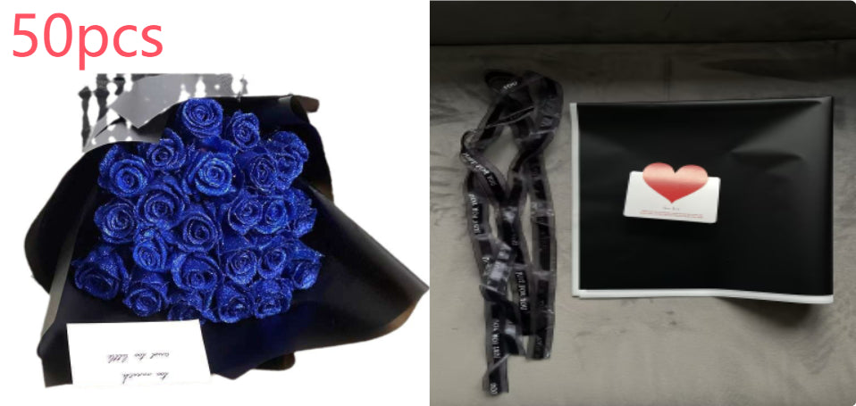 Personalisierte Valentinstag Brautstrauß