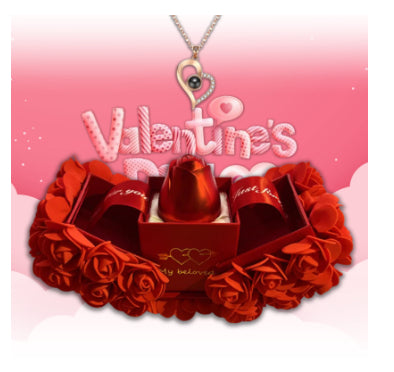Valentinstag Geschenk Seife Rose Geschenkbox