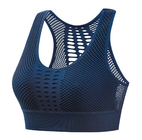 Frauen Sport-BH  Brathable Mesh Sport-Top