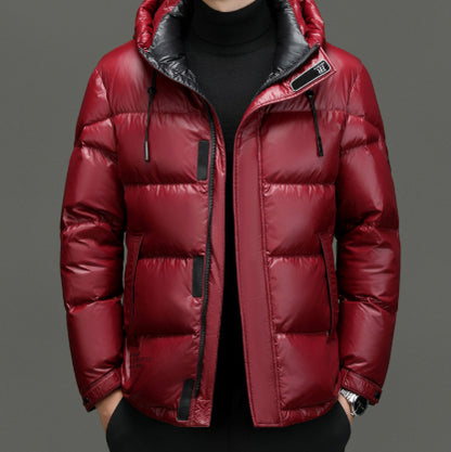 New Style Casual Windproof And Cold-resistant Jacket With Detachable Hood